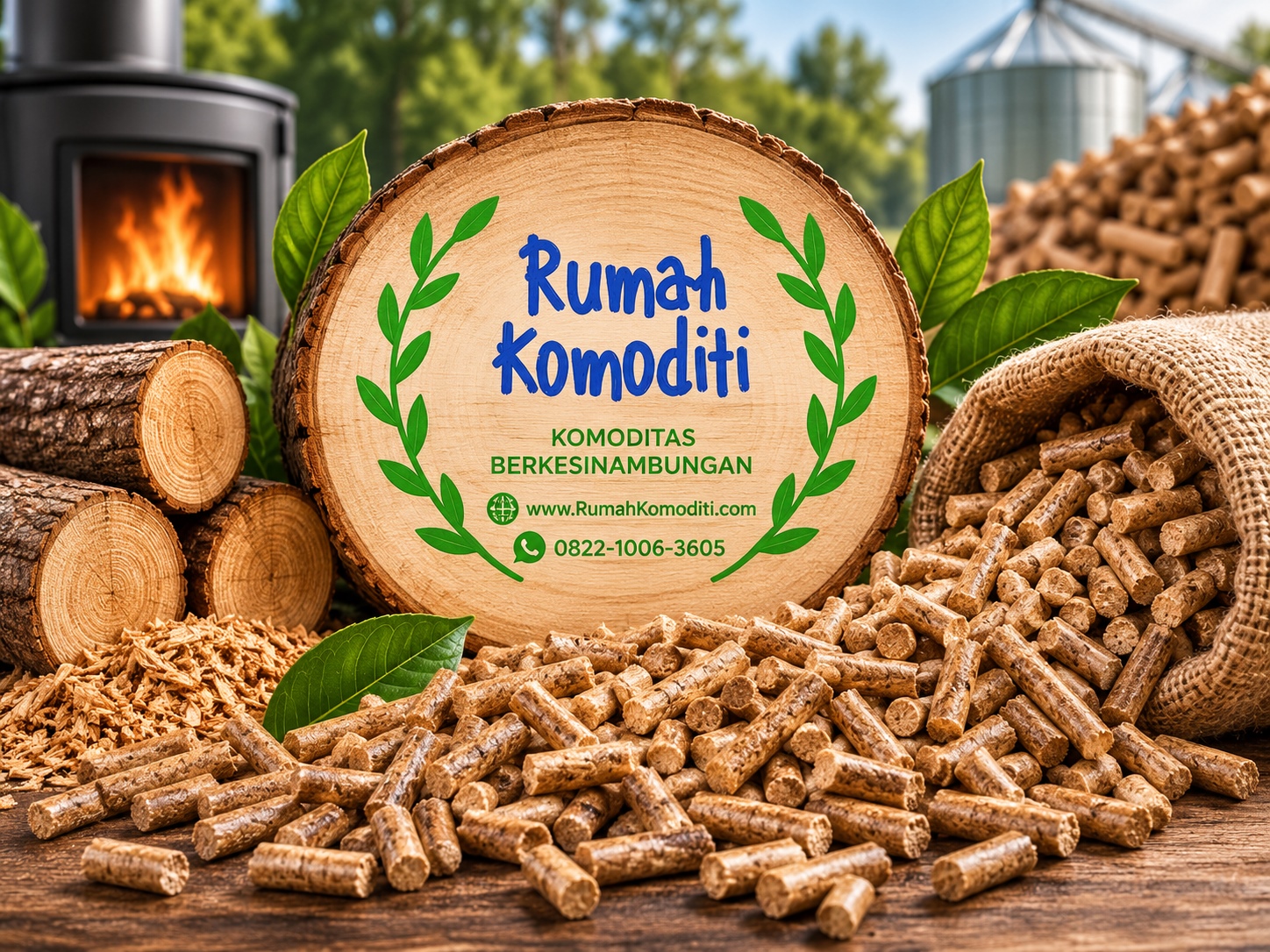 wood pellet sebagai bahan bakar
