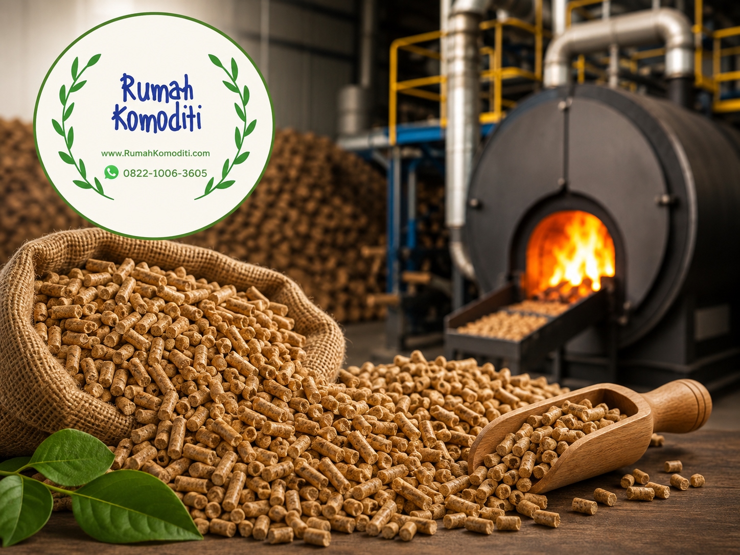 wood pellet untuk bahan bakar