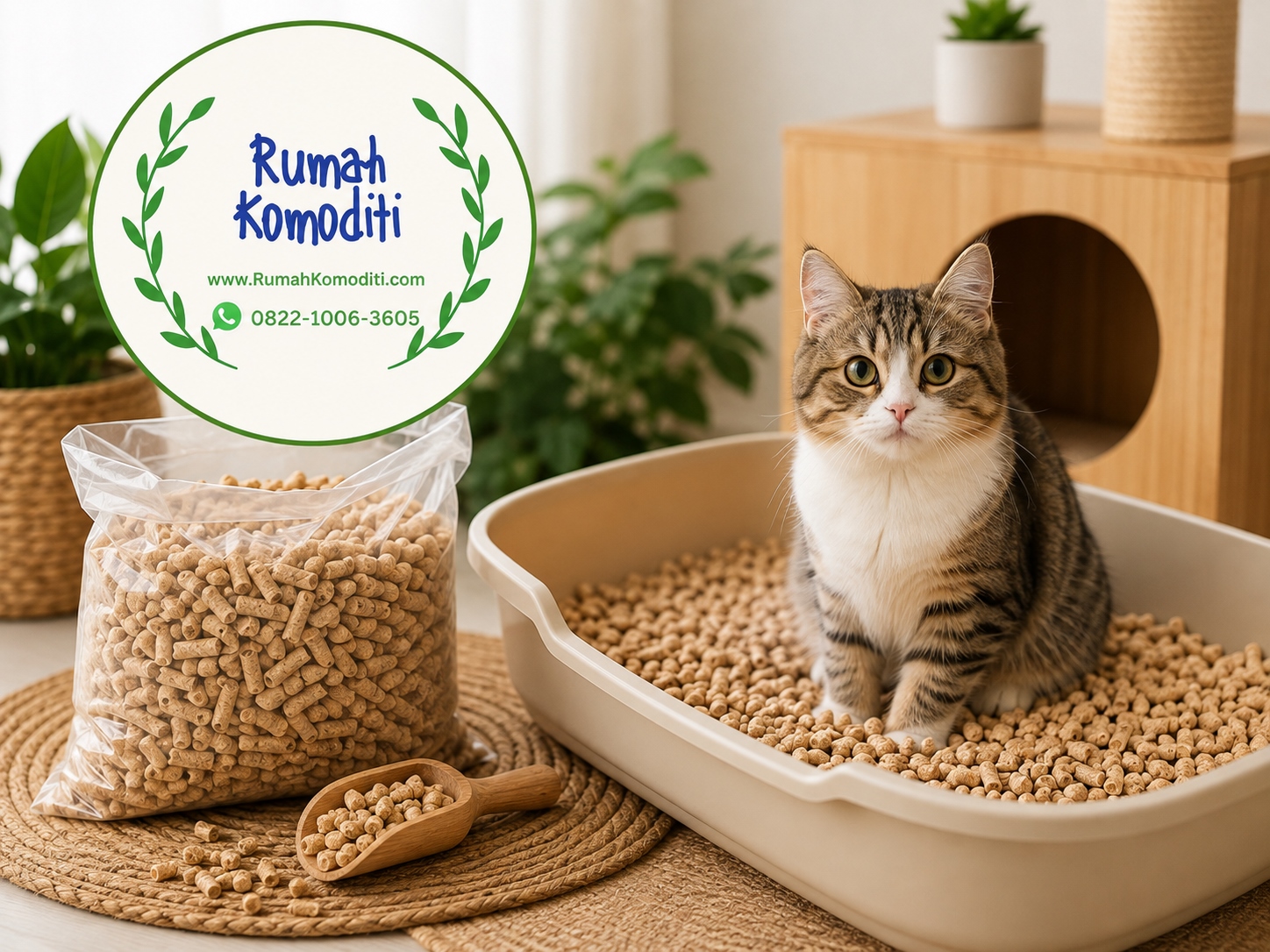 wood pellet untuk kucing